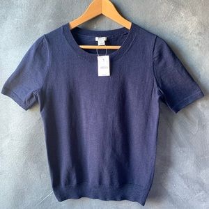 J Crew Short Sleeve Sweater